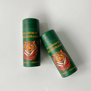 Tube de baume à lèvres biodégradable et conteneur de cylindre de déodorant Tube de papier push up en carton 5/10g - Product Image 4