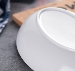 Tazón de ensalada ovalado de cerámica de estilo europeo, tazón de servir de porcelana de gran capacidad para restaurante, hotel, hogar, ensalada, pasta - Product Image 6