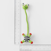Breloque de sac en crochet fait main, animaux à long cou (paresseux, poulet, canard, grenouille), poupée mignonne, pendentif de sac à dos, porte-clés, objets décoratifs