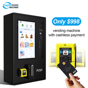 Hot bán 24 giờ công suất lớn tự động Máy bán hàng tự động combo đồ ăn nhẹ đồ uống thực phẩm treo tường máy bán hàng tự động để bán - Product Image 3