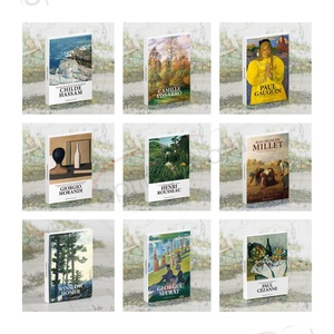 30 Uds postales pintura clásica pieza de arte Retro Da Vince Monet Van Gogh Alphonse <span class=keywords><strong>Musha</strong></span> William Morris Katsushika Hokusa - Product Image 5