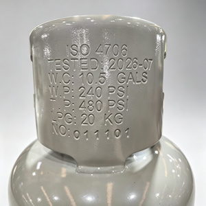 20KG Daly Gasflasche Vorgeprüft Nachfüllbar mit <span class=keywords><strong>OPD</strong></span> Anti-Überfüll-Vorrichtung - Product Image 1