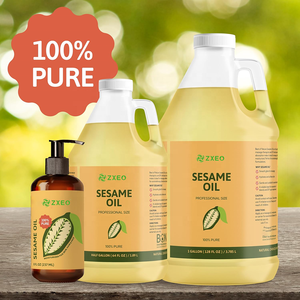 Huile de sésame 100% pure pressée à froid, huile de massage pour le corps, pénétration profonde, effet chauffant pour la peau, les cheveux, fabrication de <span class=keywords><strong>savon</strong></span>, base pour cosmétiques DIY - Product Image 1