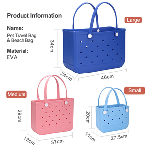 Köpekler ve kediler için EVA yumuşak plaj çantası taşınabilir ve katlanabilir evcil hayvan taşıyıcı yıkanabilir ve güvenli seyahat aksesuarı - Product Image 3