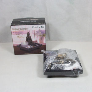 Vendita calda di alta qualità in resina Zen giardino ufficio ufficio decorazione da tavolo Mini Zen giardino Kit per il relax meditazione - Product Image 3