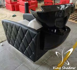 Silla de champú moderna, mueble de salón, lavado de pelo, lavabo de cerámica - Product Image 5