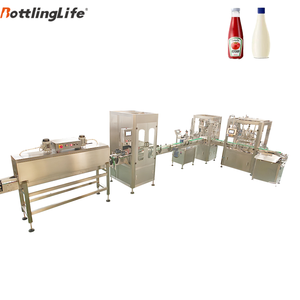 250 मिली 500 मिली दूध और खाना पकाने का तेल पानी भरने की मशीन स्वचालित केचअप और जाम फल रस भरने वाली मशीनें - Product Image 1