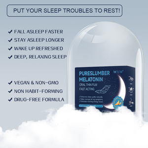 Vente en gros de bandelettes dissolvantes à couche mince pour complément alimentaire pour adultes Sommeil oral avec soutien immunitaire Formule premium confortable - Product Image 6