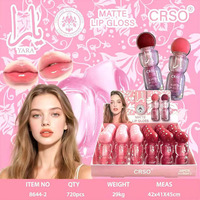CRSO Huile à Lèvres Brillante Personnalisable Certifiée Halal, Haute Pigmentation, Hydratante, Longue Durée, 5g