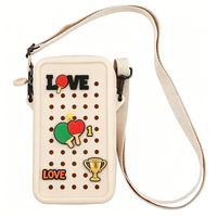 Chinfai Nouveau Cadeau DIY Sac Bandoulière en Silicone Mini Sac Mignon pour Téléphone Portable Design Personnalisé Logo Cadeaux de Festival