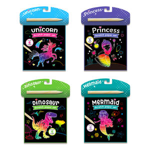 Set Buku Gambar Dinosaurus untuk Anak-Anak-Unisex Kertas 8,5 Inci Kit Aktivitas Kreatif DIY untuk Hadiah Ulang Tahun Hari Anak - Product Image 2