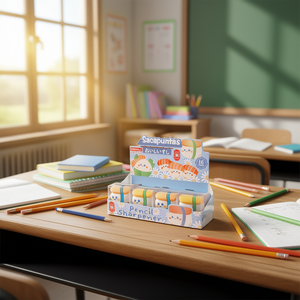 HikidashiQ Pencil Sharpener WB-71067 Manual Mechanical Plastic Standard Size School Office Supply - Product Image 2