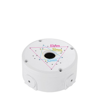 Caja de conexiones de cámara de seguridad para uso en exteriores versátil al precio más barato, caja de soporte de montaje, caja de montaje de conexiones CCTV