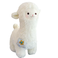 Boneka Domba Unta Alpaka Lucu, Mainan Boneka Lembut Kawaii Kartun, Isian Kapas PP, Hadiah untuk Anak Perempuan, ODM Dapat Disesuaikan