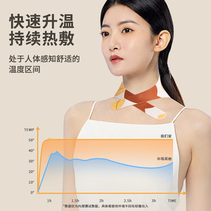 Neck Warming Patch Heat Compress Mugwort Moxibustion For Cervical Spine Relief 3 Hour Spa Effect - Product Image 4