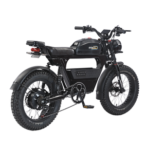 Vélo à pneus larges de 20 pouces pour adultes, moteur 1500W 52V, amortisseurs, freins hydrauliques, vélo électrique tout-terrain pour hommes et femmes, TANK-Pro Ebike - Product Image 5