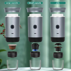 Draagbare Elektrische Espressomachine Hotel Buitengebruik Verwarming Water Koffiezetapparaat Compatibel Met Gemalen Koffie Grote Capsules - Product Image 5