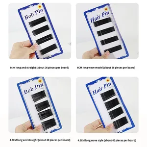 Accesorio de Peinado para Mujer, Clip Invisible de Alambre de Acero Negro Multiusos y Pasador de Una Línea para Ondas - Product Image 3