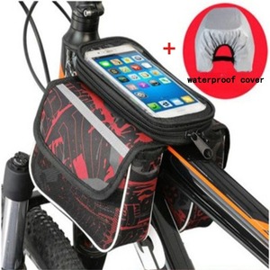 Bolsa de Marco de Tubo Frontal Superior para Bicicleta de Montaña, 1 Unidad, Resistente al Agua, Almacenamiento de 6,0 Pulgadas, Funda de Teléfono, Bolsa de Sillín con Pantalla Táctil - Product Image 4