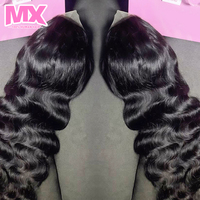Peluca frontal de encaje completo HD, pelucas de cabello humano con encaje transparente, 200% ondulado, cabello humano virgen indio natural al por mayor