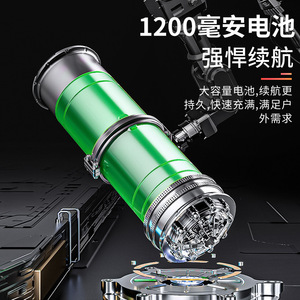 X38 <b>Flashlight</b> <b>Rechargeable</b> Led Outdoor Portable Lighting With Dimmer Feature - Product Image 4