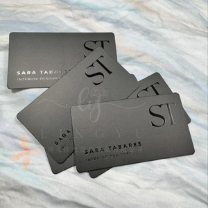 Cartes de visite personnalisées avec logo en feuille d'or noire, cartes de vœux et de remerciement, cartes de visite haut de gamme - Product Image 4