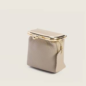 Mini Pochette Rouge Imprimé Litchi, Nouvelle Boîte à Rouge à Lèvres Portable, Sac de Rangement Vertical Multifonctionnel, Porte-Monnaie - Product Image 4