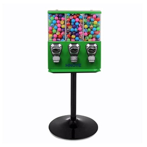 Distributeur de bonbons et de jouets en capsules à 3 têtes, commercial, avec support, garantie 1 an - Product Image 4