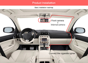 Dash <span class=keywords><strong>Cam</strong></span> para Auto de Triple Lente 1080P con WiFi y Cámara de Reversa, Grabación Simultánea de 3 Canales y Visión Nocturna para Coches - Product Image 6