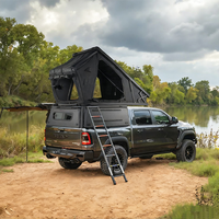 Tente de toit universelle durable et souple à plateforme inclinée pour pick-up, abri de camping tout-terrain pour pick-up, camping autonome