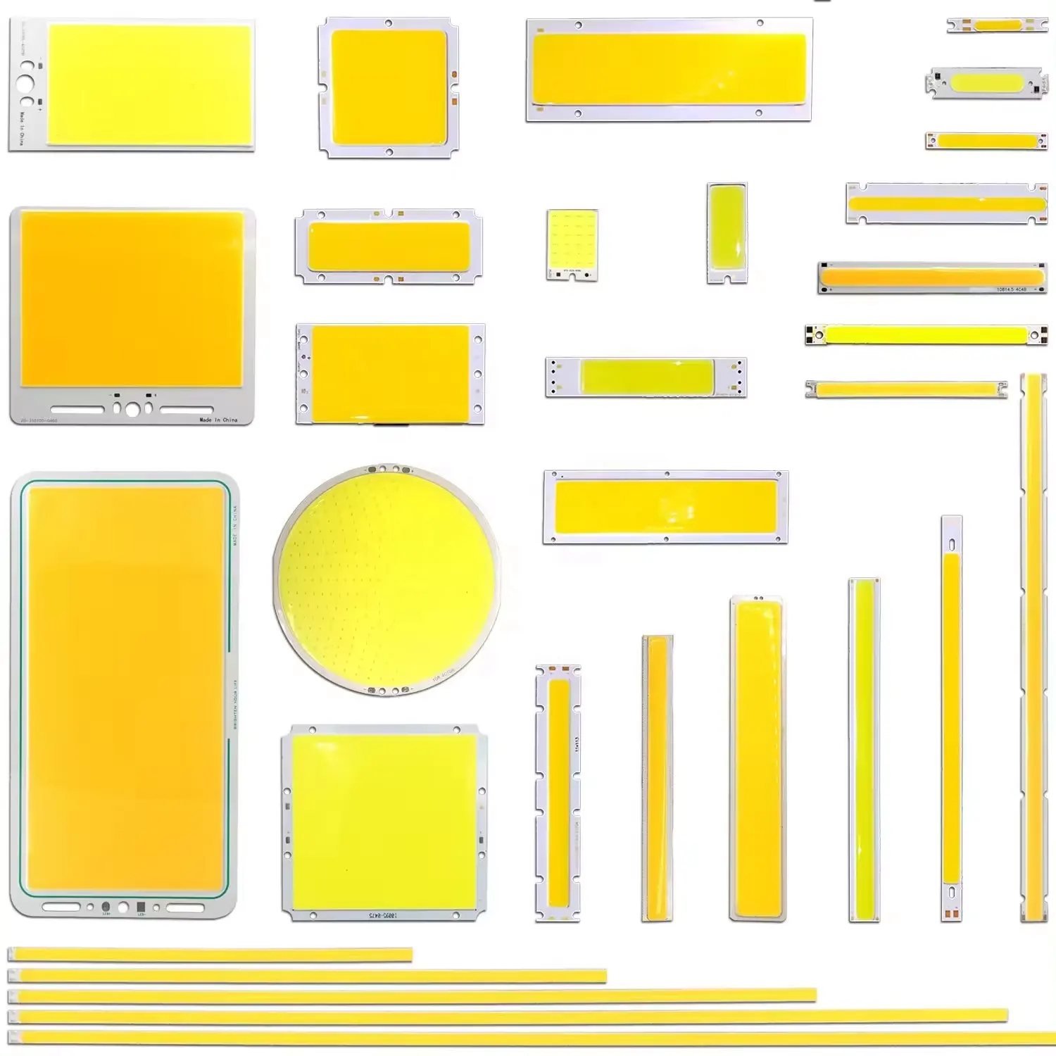 Personalizzato COB LED Chip Board pannello barra 1W 50W 100W rosso blu bianco RGBW Dc 3v 5v 24v ac220v ad alta potenza pannocchia LED striscia