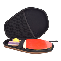 Sac de raquette de tennis de table à coque dure hexagonale or/argent/carbone sac de raquette de ping-pong sac de pagaie de ping-pong OEM de bienvenue