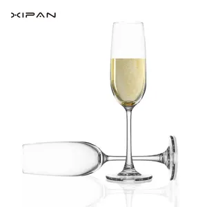 Luxury Custom Logo White and Red Wine Glass Set Customizable Glassware Goblets for Restaurant Wedding or Hotel Use