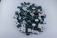 Tuiles de Mahjong Dog Mahjong édition pour les amateurs de football, Mahjong américain, ensemble de 160 tuiles personnalisées en acrylique à 3 couches et tapis de Mahjong