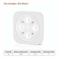 Lampe de nuit LED moderne d'intérieur, mini, rechargeable, à intensité variable, blanc chaud, pour armoire, cuisine, chambre, escalier, lecture