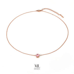 Pendentif pierre <span class=keywords><strong>de</strong></span> <span class=keywords><strong>naissance</strong></span> Mylove 12 mois <span class=keywords><strong>de</strong></span> <span class=keywords><strong>naissance</strong></span> breloque pierre zircon <span class=keywords><strong>couleur</strong></span> or cadeau d'anniversaire collier pendentif ensemble bijoux pour femmes - Product Image 5