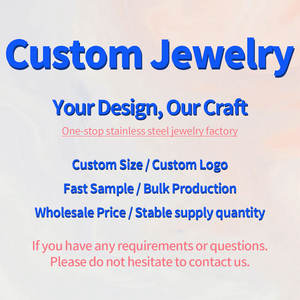 전문 제조업체 고품질 스테인리스 스틸 주얼리 3D 도면 제공 도매 저자극성 맞춤 주얼리 - Product Image 2
