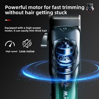 Tondeuse à Cheveux Électrique Nouvelle Génération Transfrontalière, Rechargeable avec Panneau LED, Autonomie 3H, Qualité Salon, Pour Hommes à Domicile