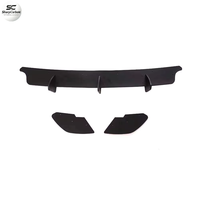 Diffuseur de pare-chocs arrière en acrylique noir mat pour VW Golf 6 MK6 GTI 10-13