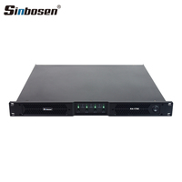 K4-1700 Sistema de Línea Profesional de 4 Canales y 1700W*4 de Alta Potencia Clase D, Amplificador de Potencia Digital 1U