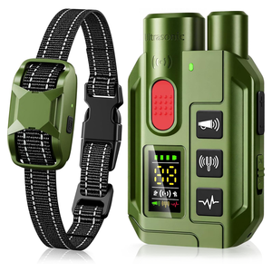 Collier de dressage pour chien professionnel <span class=keywords><strong>2</strong></span> en <span class=keywords><strong>1</strong></span> 2025 avec modes bip, vibration, choc, ultrasons, répulsif pour chien, ultrasons pour le contrôle des aboiements - Product Image 1