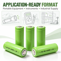 Batterie rechargeable NiMH 1,2 V 2500 mAh, cellule cylindrique pour jouets et outils électriques, Ni-MH rechargeable, hydride métallique de nickel
