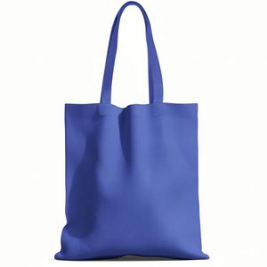 Cotton <b>Canvas</b> Reusable Grocery Shopping Blank Tote Bag with Handles - Product Image 4