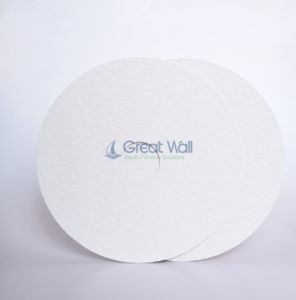 Feuilles de filtre à profondeur Eaton blanches certifiées CE, série SCK, pour la production de <span class=keywords><strong>vin</strong></span>, 400 x 400 mm, épaisseur 3,6-4,0 mm - Product Image 2