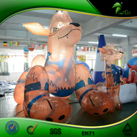 Hongyi-juguete inflable de PVC transparente, arcanina hinchable, Animal de juguete, personaje de Pokemon Air