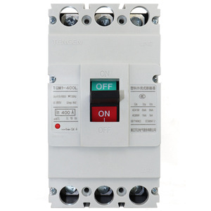 เบรกเกอร์แบบหล่อขึ้นรูป Tianzheng TGM1-400L 400A 3P 380V ชนิด Thermal Magnetic Trip Unit - Product Image 1