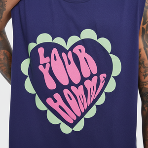 Camiseta de Jersey de algodón OEM para hombre 220 Gsm algodón Jersey mezcla Puff letra impresa camiseta de gran tamaño para ropa informal Streetwear - Product Image 1