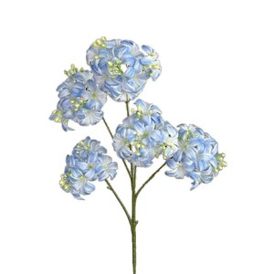 Arrangement de fleurs artificielles en soie Jinxi, hydrangeas, pour mariage, décoration intérieure, rose, jaune, bleu, aspect réaliste. - Product Image 4
