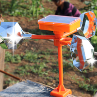 Voix à fort volume de 360 degrés étanche à l'énergie solaire et à l'alimentation USB dispositifs de dissuasion des oiseaux de charge pour les terres agricoles