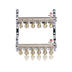 Collecteur d'eau en laiton forgé de type 726 Dunyun Factory avec débitmètre visible et bille pneumatique pour <span class=keywords><strong>vannes</strong></span> de chauffage - Product Image 2